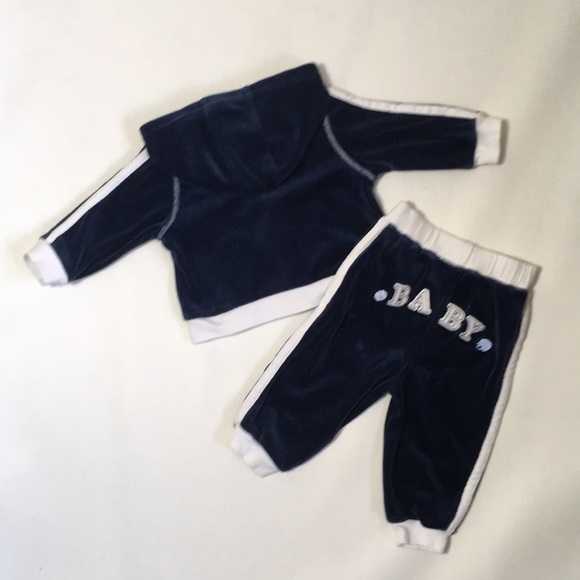 Vintage Football Velour Set -  Hoodie & pant - Picture 5 of 10